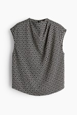 Draped blouse
